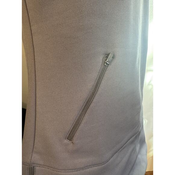 Althleta Gray Tunic Dress Sleeveless Athleisure Preppy Soft Girl - Picture 10 of 11